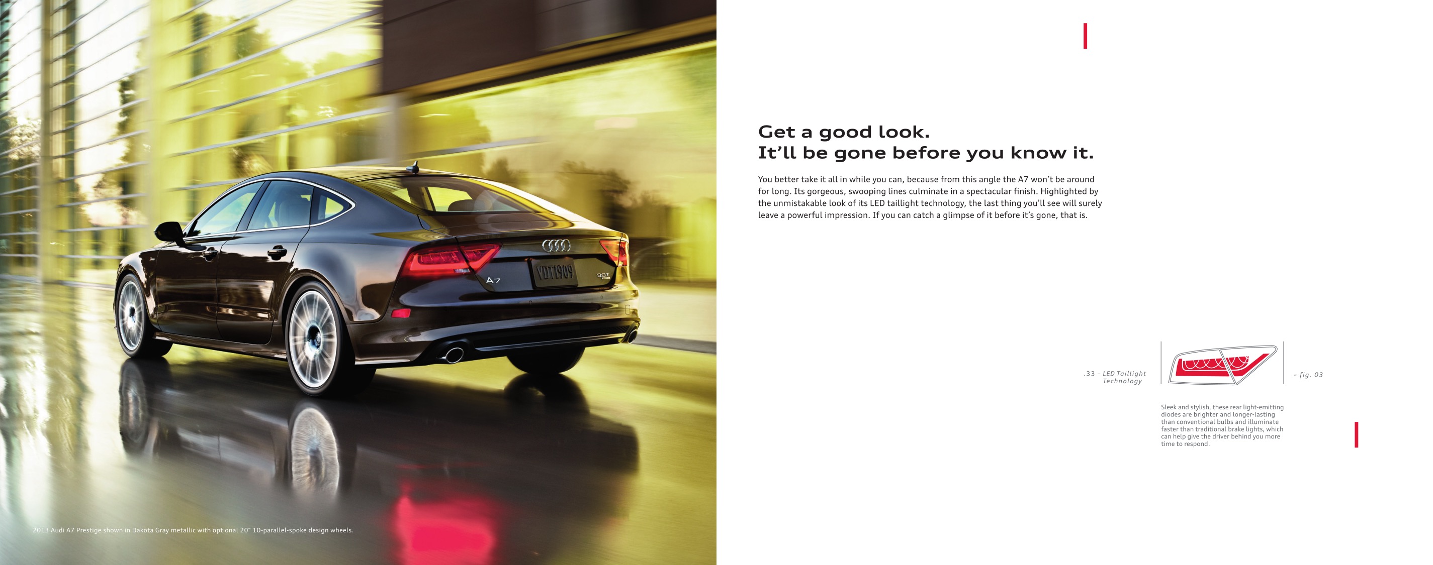 2013 Audi A7 Brochure Page 23